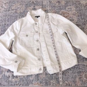 J.CREW Mercantile White Denim Jacket--Size Small (NWOT)